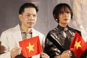 Diễn viên chính Thái Hòa - vai Bảy Theo và Hồ Thu Anh - vai Ba Hương