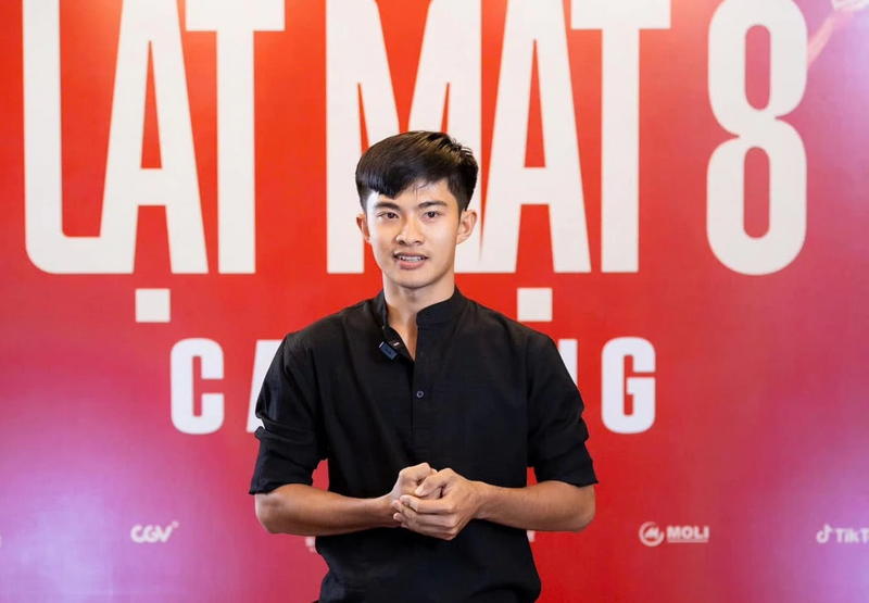 Lê Tuấn Khang trong buổi casting Lật Mặt 8