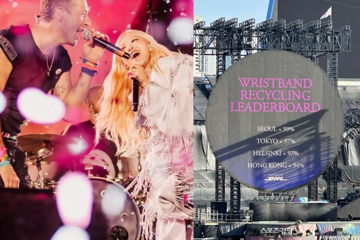 Coldplay biểu diễn cùng Rosé BLACKPINK tại Hàn Quốc