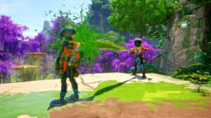 Đồ hoa tươi vui trong game Savage Planet
