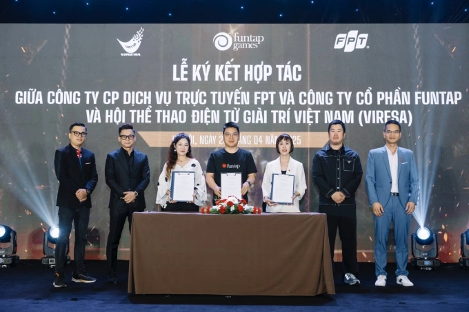 Lễ ký kết hợp tác giữa VIRESA và FPT Online và Funtap